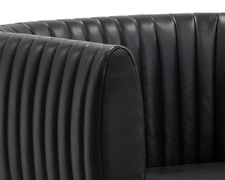 Vintage Black Night Leather