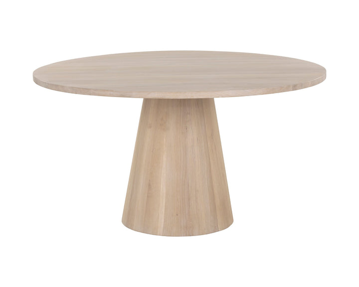 Round - Light Oak - 54"