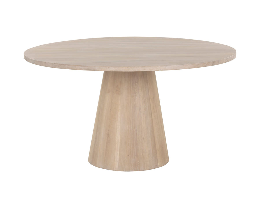 Round - Light Oak - 54"