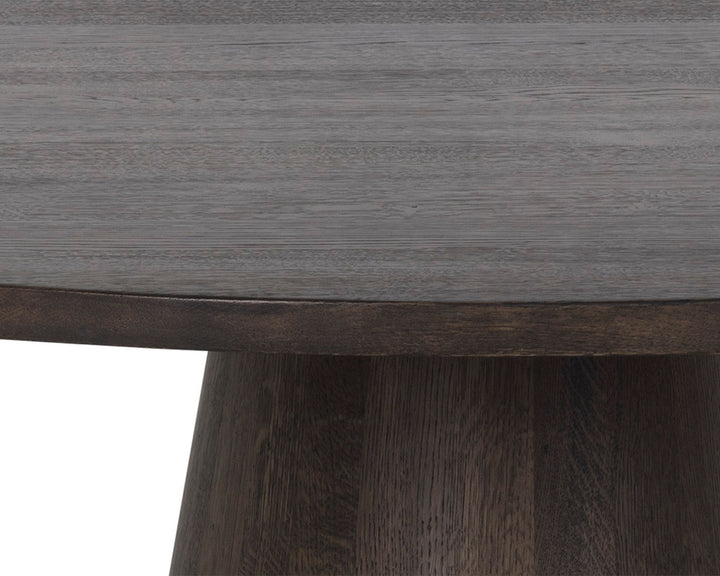 Round - Brown Oak - 54"