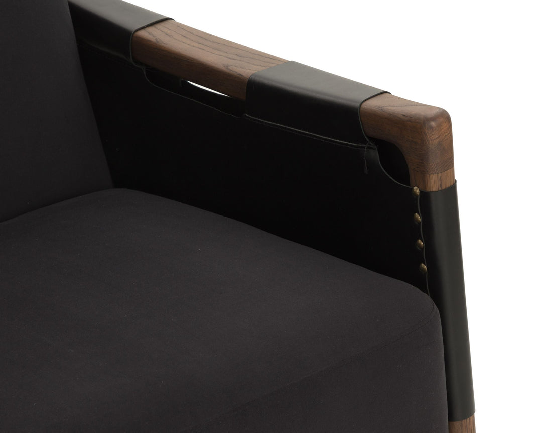 Antique Brown - Abbington Black / Onyx Leather