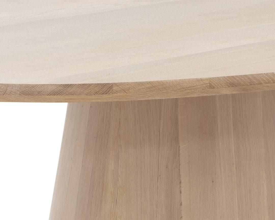 Oval - Light Oak - 84"