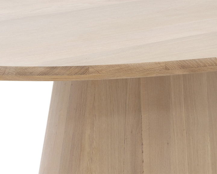 Oval - Light Oak - 84"