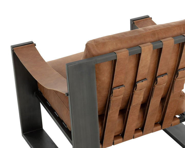 Gunmetal - Tan Leather