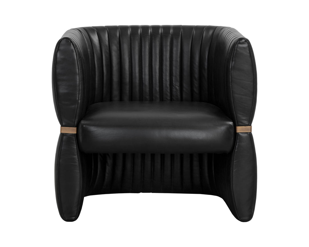 Vintage Black Night Leather