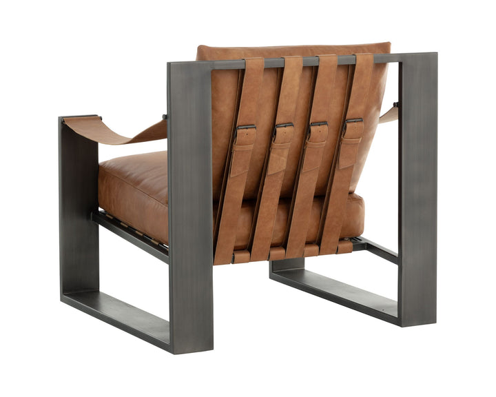 Gunmetal - Tan Leather