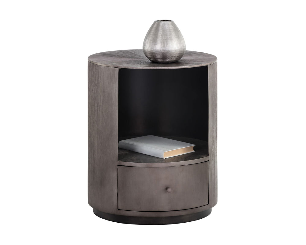 Round - Gunmetal