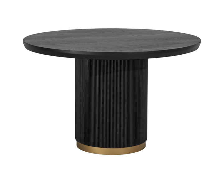 Round - Charcoal - 48"