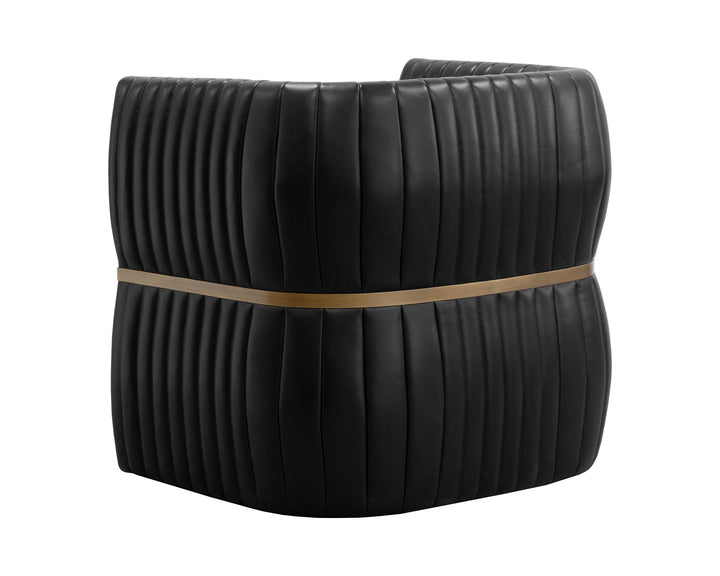 Vintage Black Night Leather