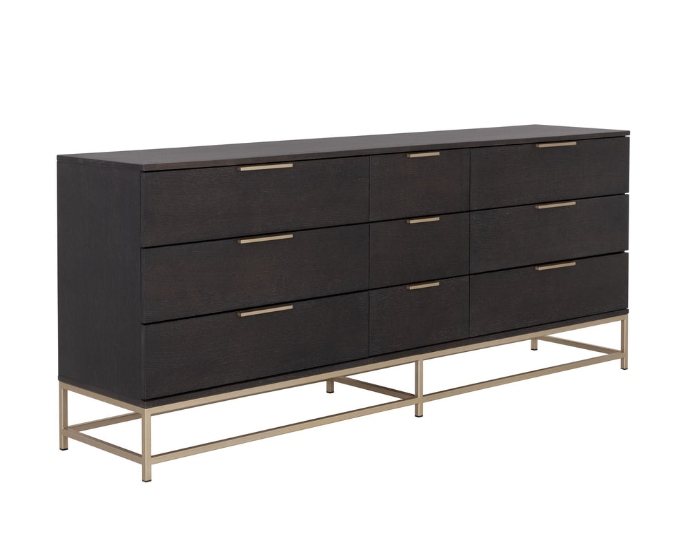 Large - Gold - Charcoal Grey