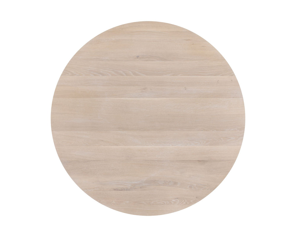 Round - Light Oak - 54"