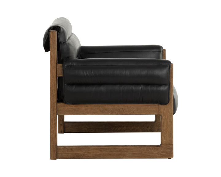 Vintage Black Night Leather