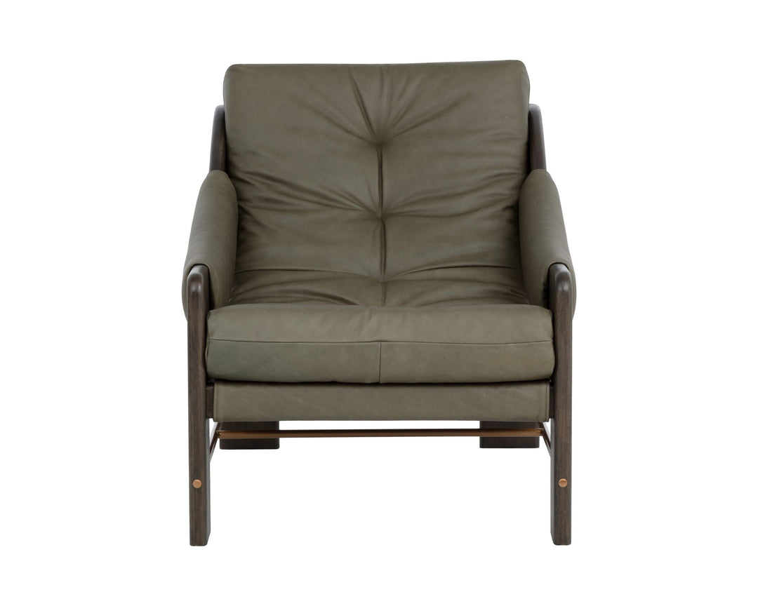Brown - Ludlow Dark Olive Leather