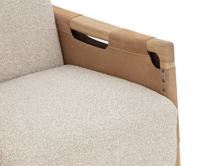 Light Oak - Santa Cruz Oatmeal / Nubuck Tan Leather