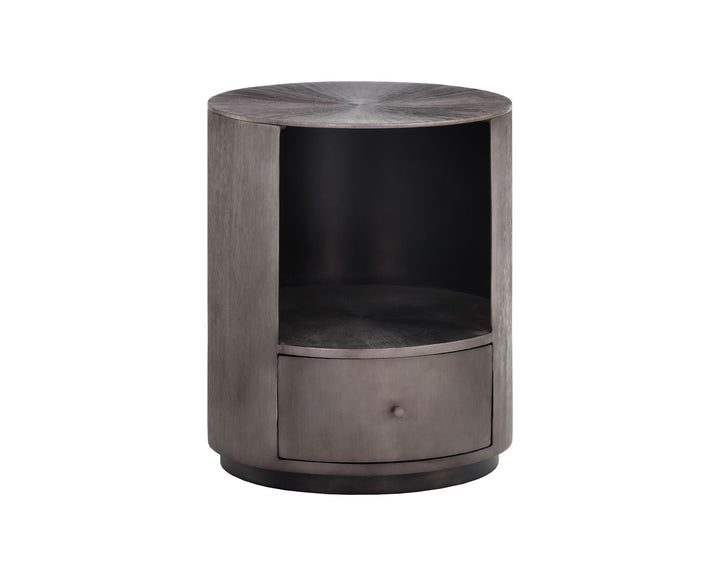 Round - Gunmetal