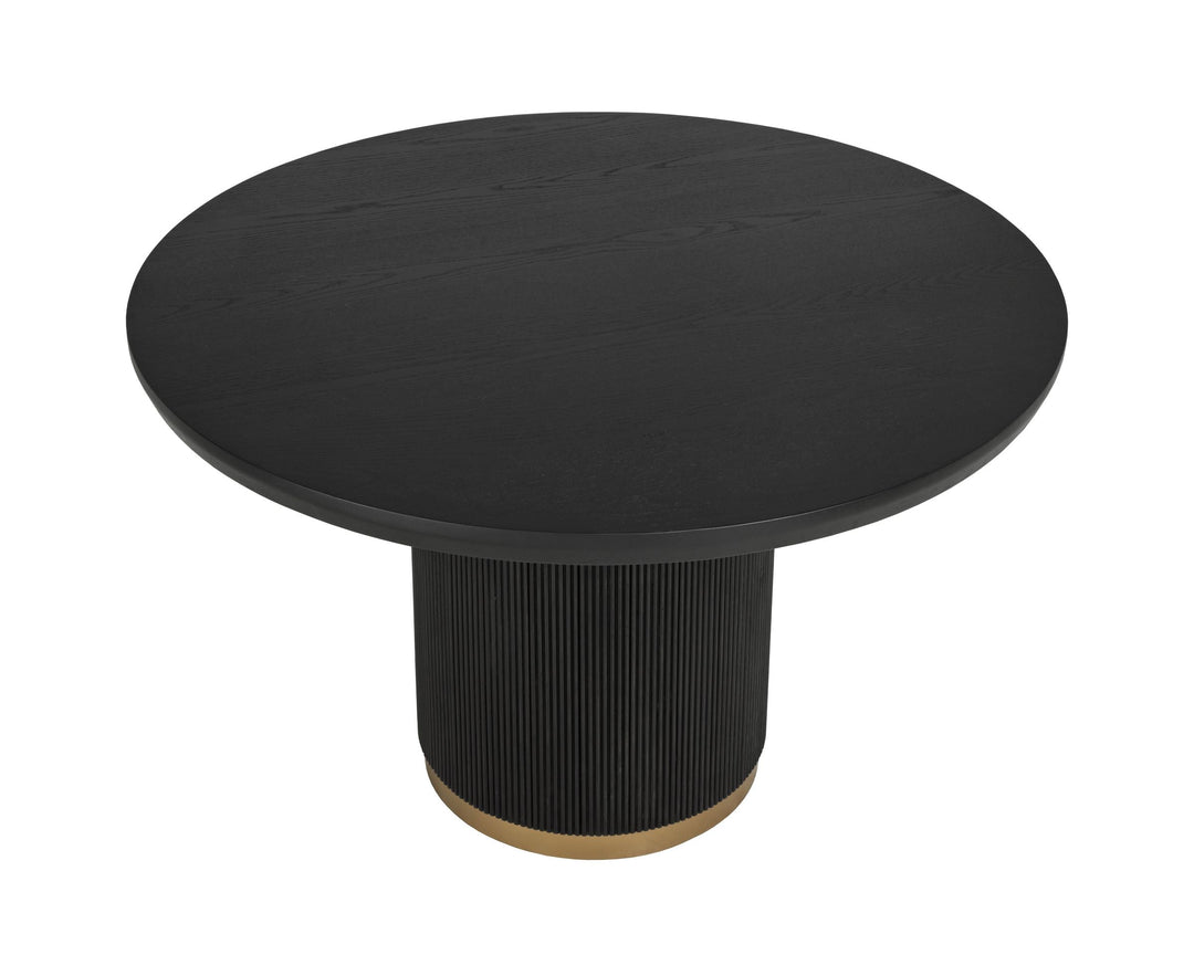 Round - Charcoal - 48"