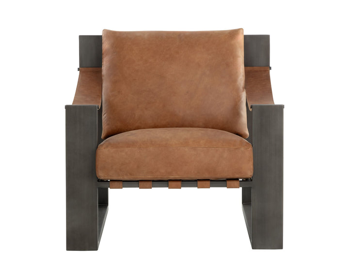 Gunmetal - Tan Leather