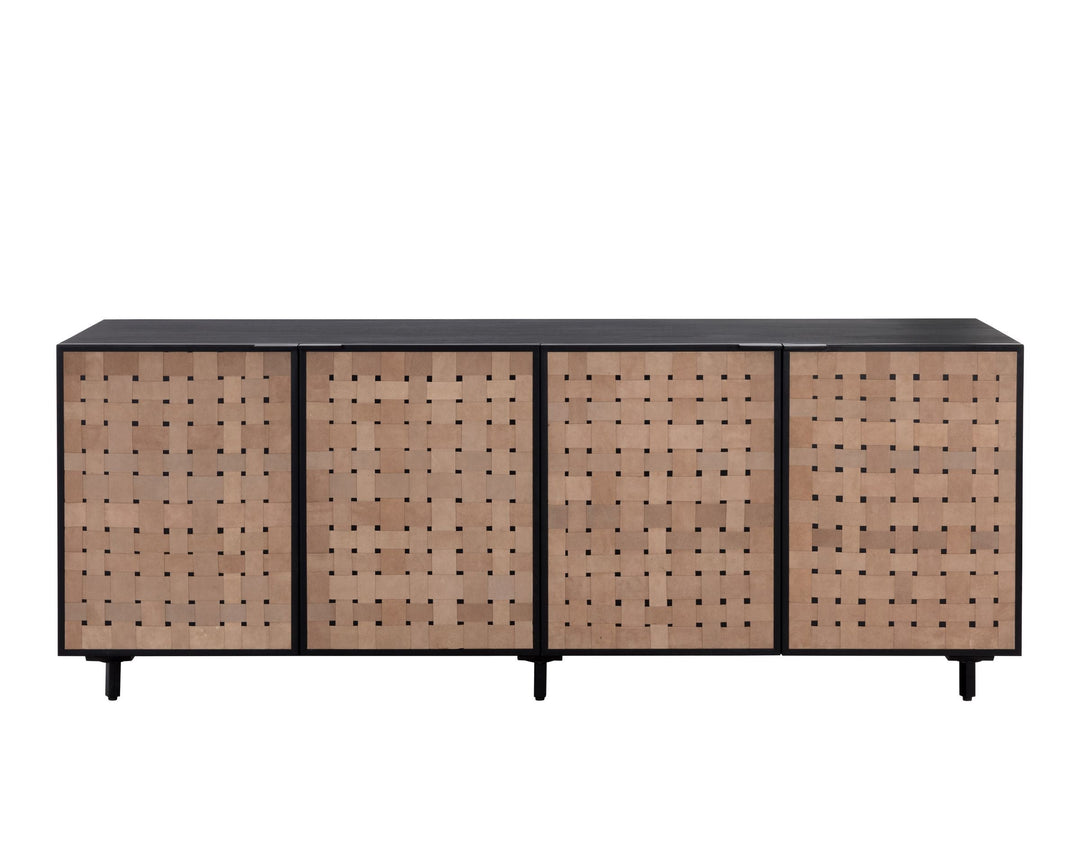 Large - Suede Light Tan Leather