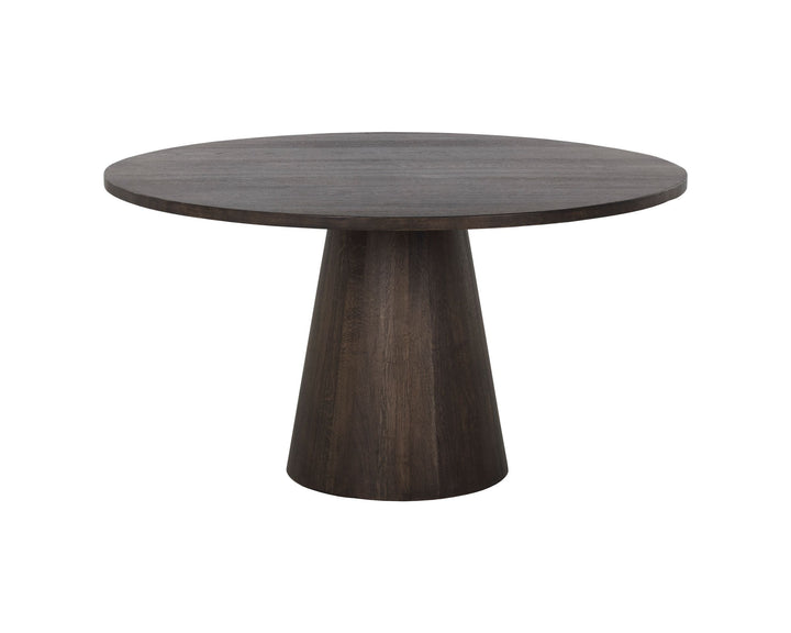 Round - Brown Oak - 54"