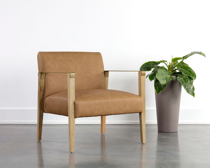 Rustic Oak - Ludlow Sesame Leather