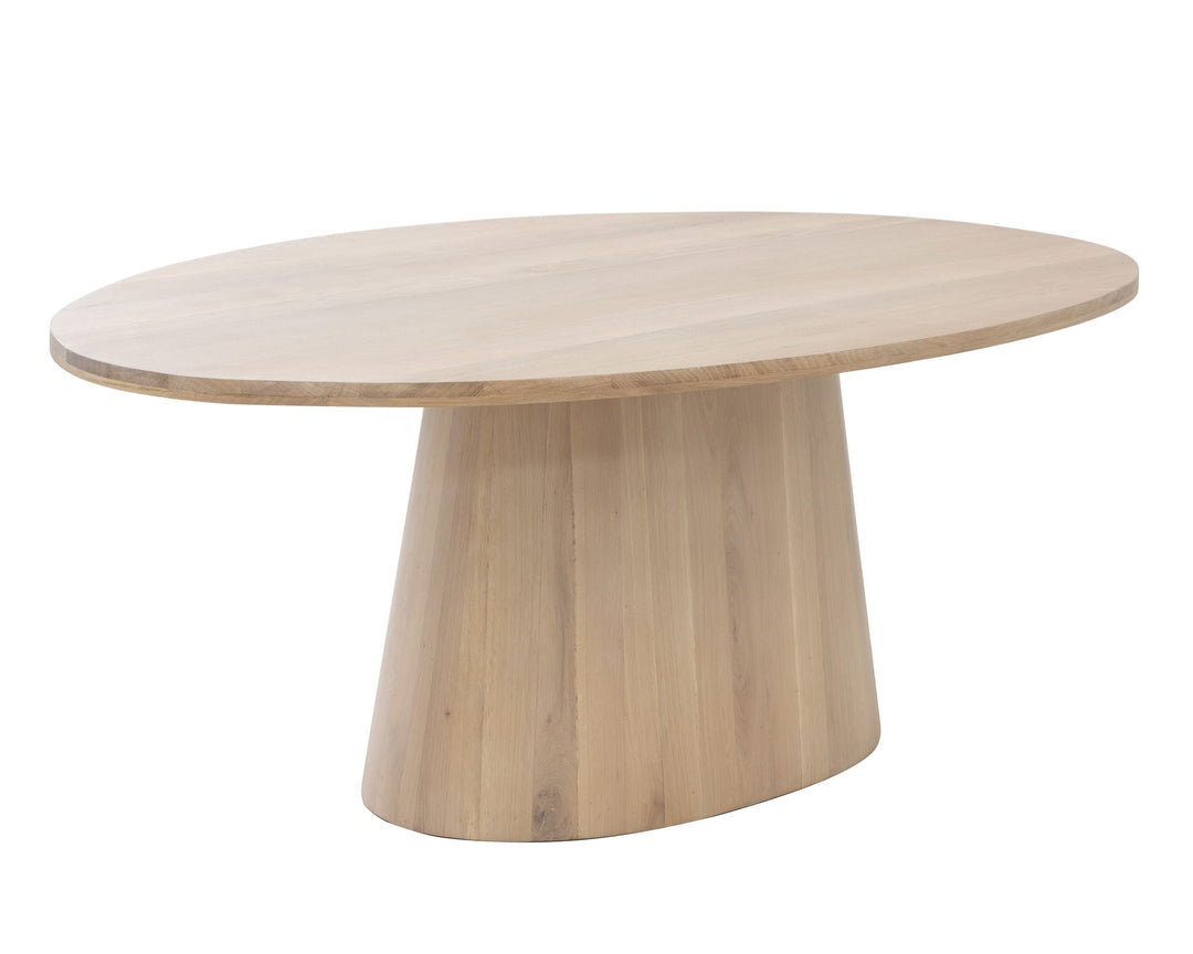Oval - Light Oak - 84"