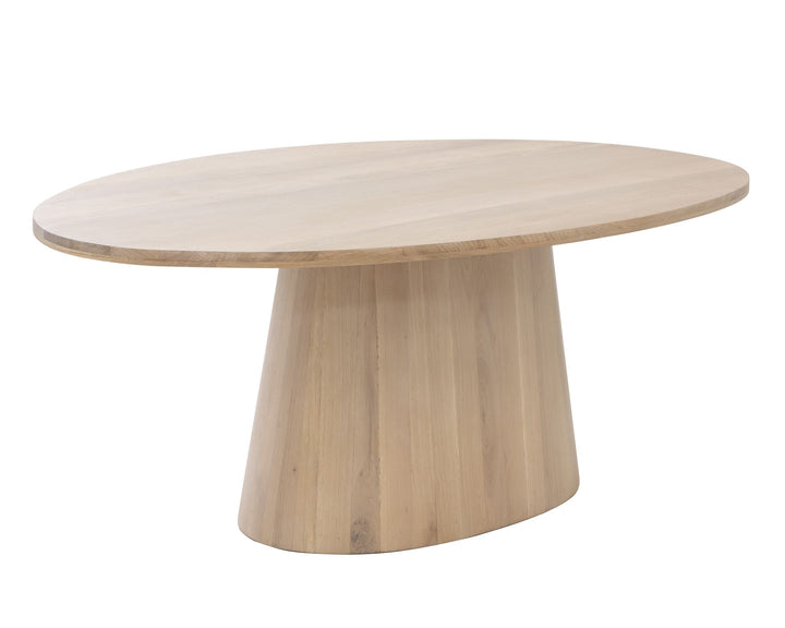 Oval - Light Oak - 84"