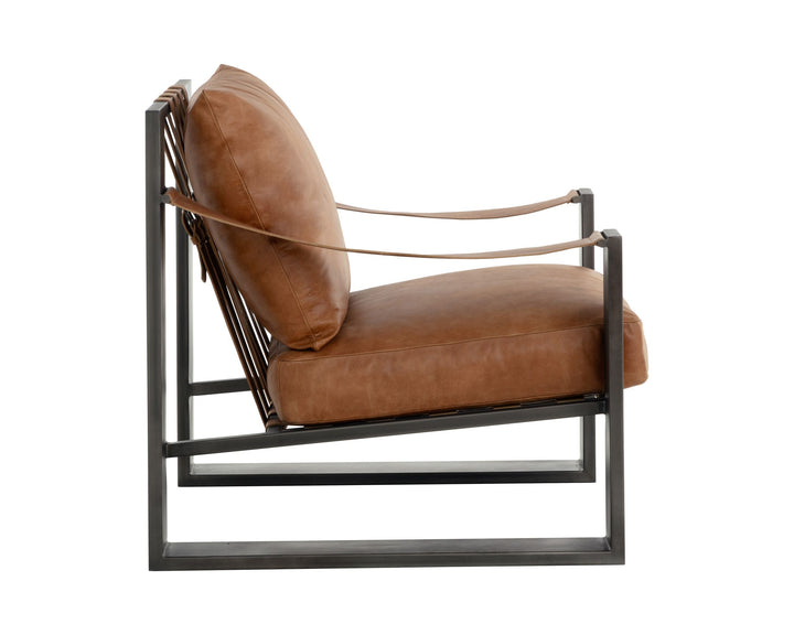 Gunmetal - Tan Leather