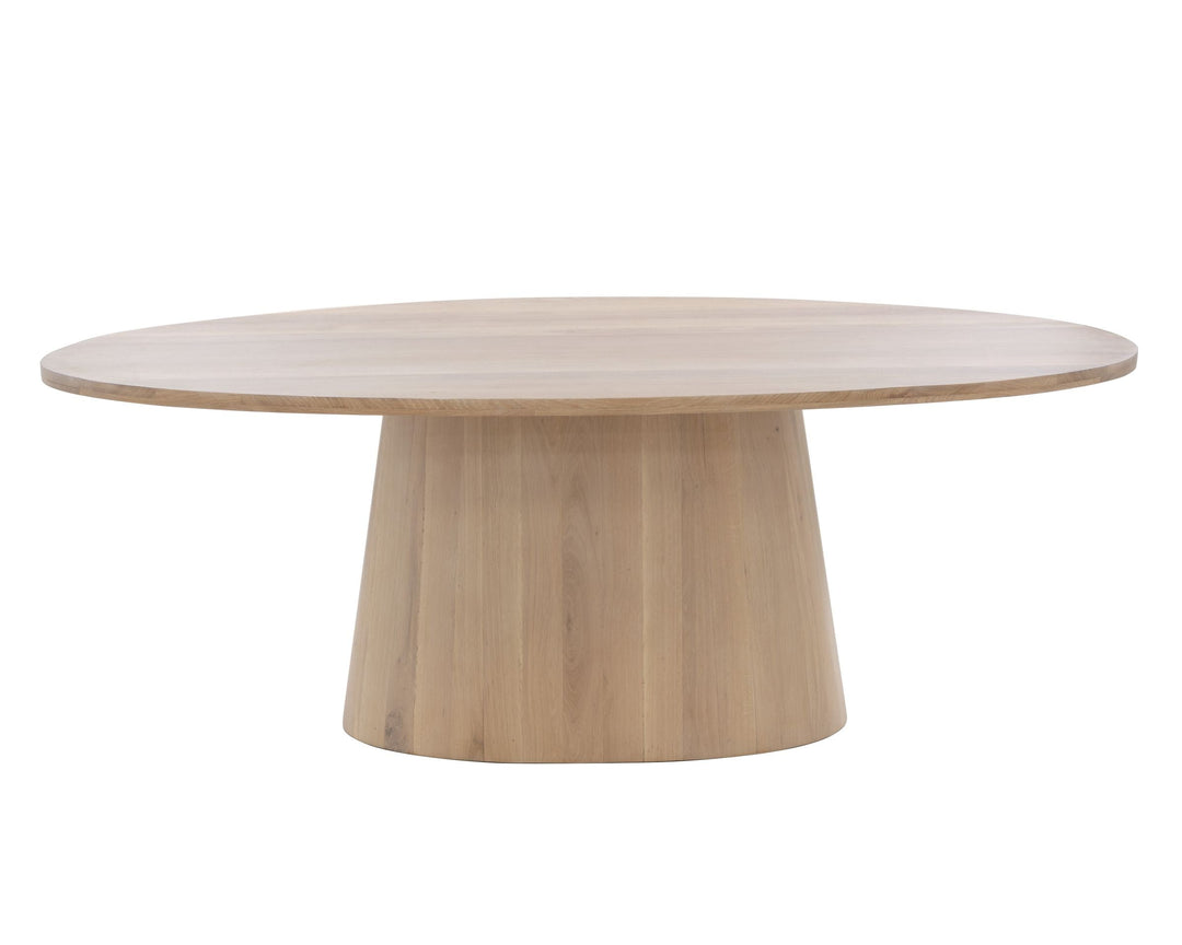 Oval - Light Oak - 84"