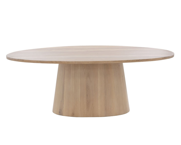 Oval - Light Oak - 84"