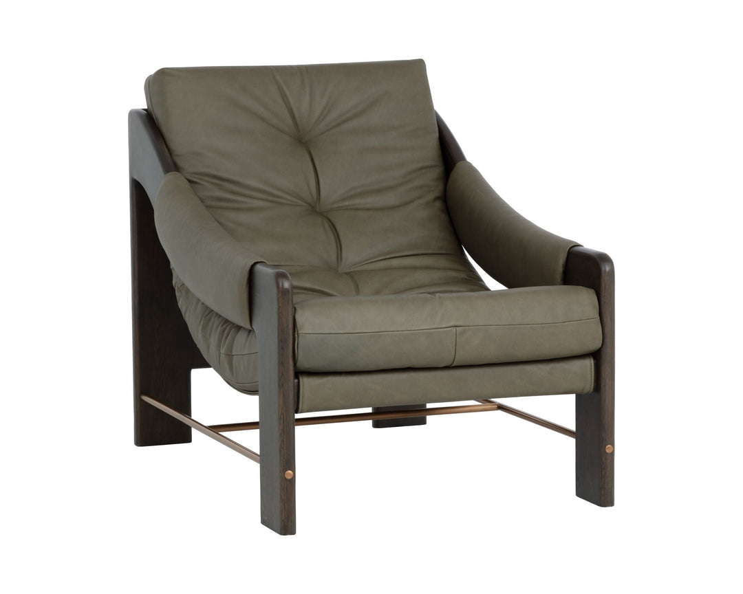 Brown - Ludlow Dark Olive Leather