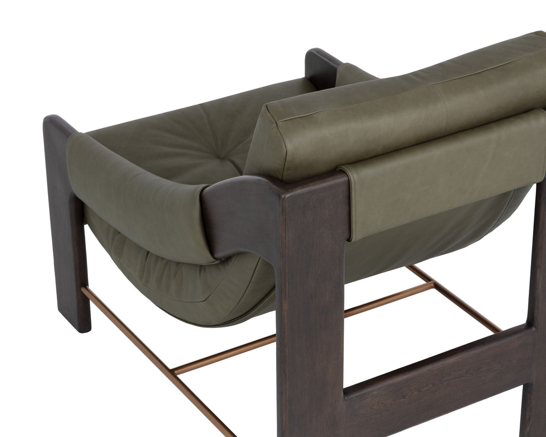 Brown - Ludlow Dark Olive Leather