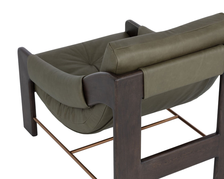 Brown - Ludlow Dark Olive Leather