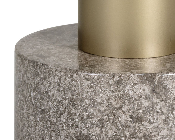 Gold - Grey Marble / Charcoal Grey