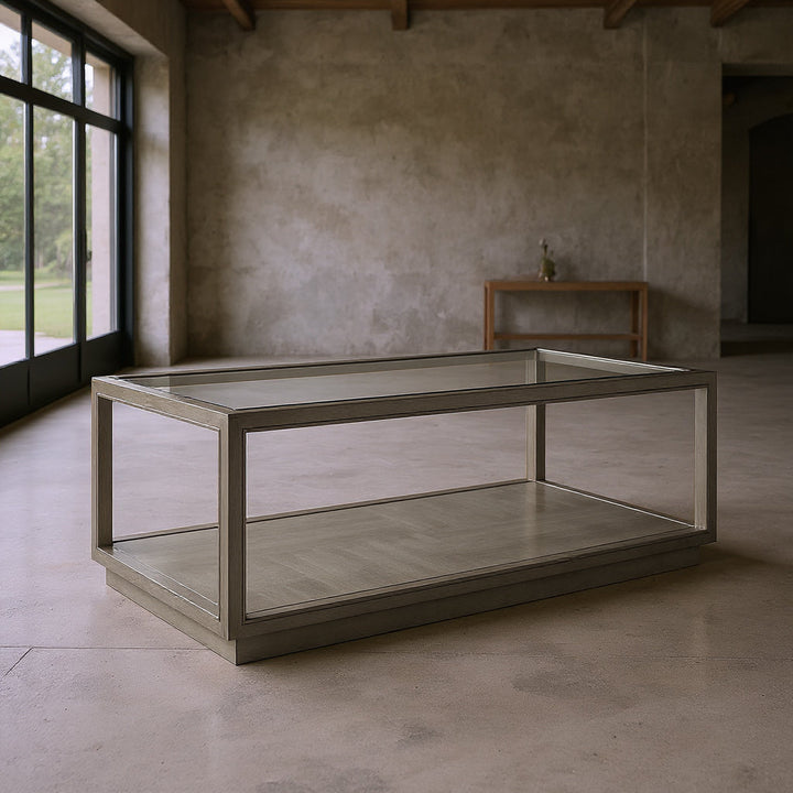 Glaze Rec Cktl Table-Quartz