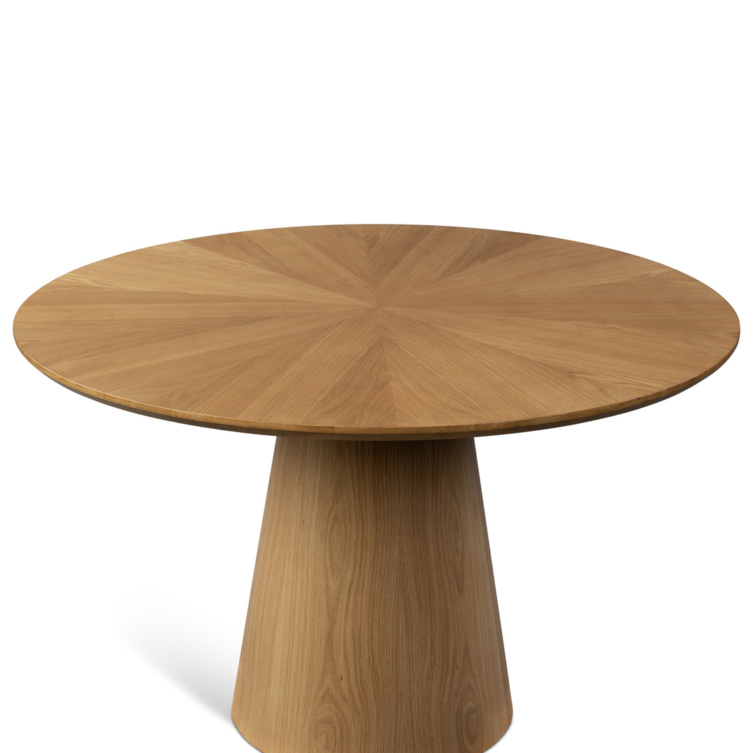 Mona Round Wood Top Dining Table