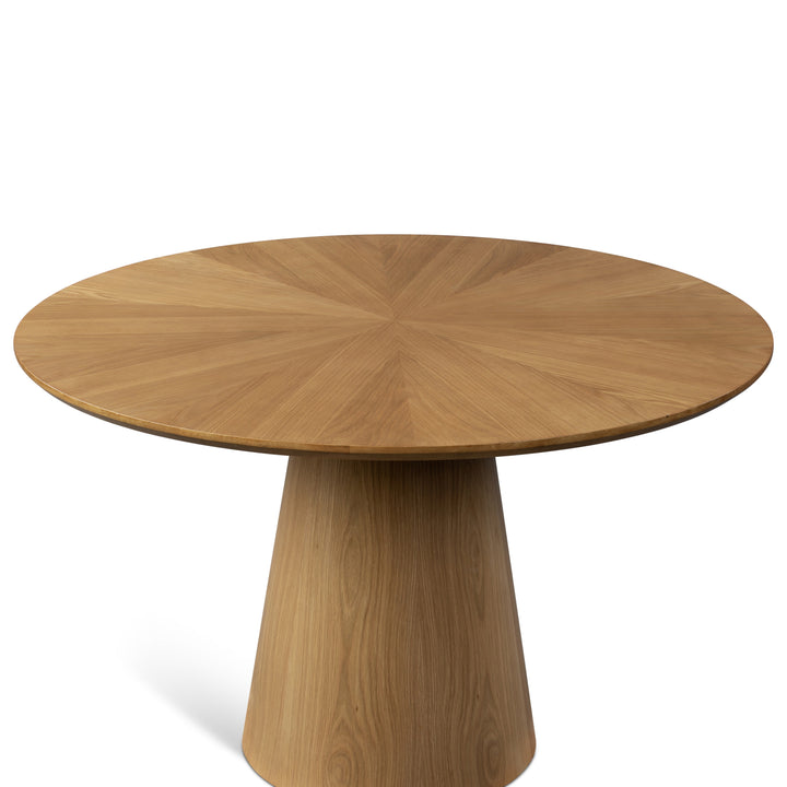 Mona Round Wood Top Dining Table