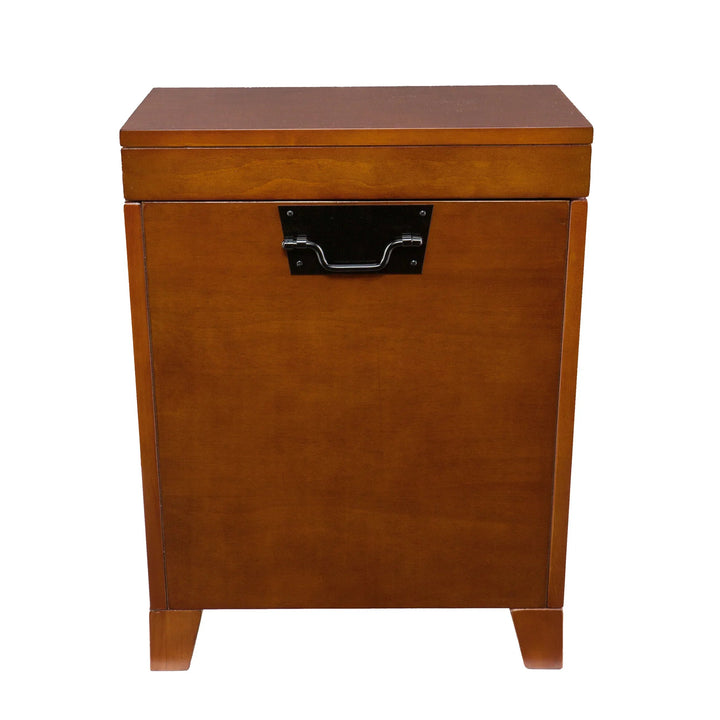 SwayLiving Pyramid Lift-Top Trunk End Table – Mission Oak ACCENT TABLES