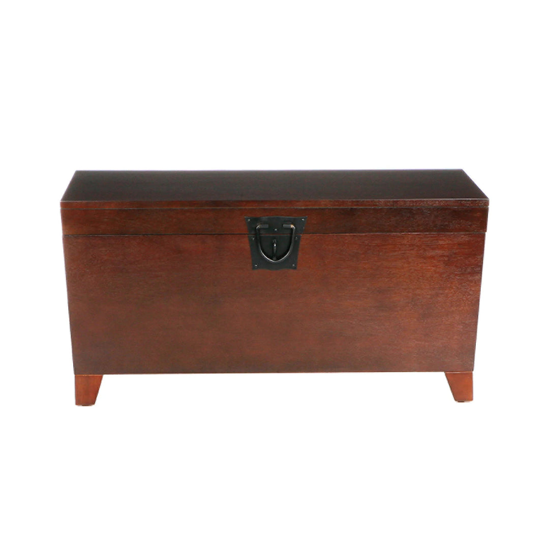 SwayLiving Pyramid Trunk Cocktail Table - Espresso COFFEE TABLES