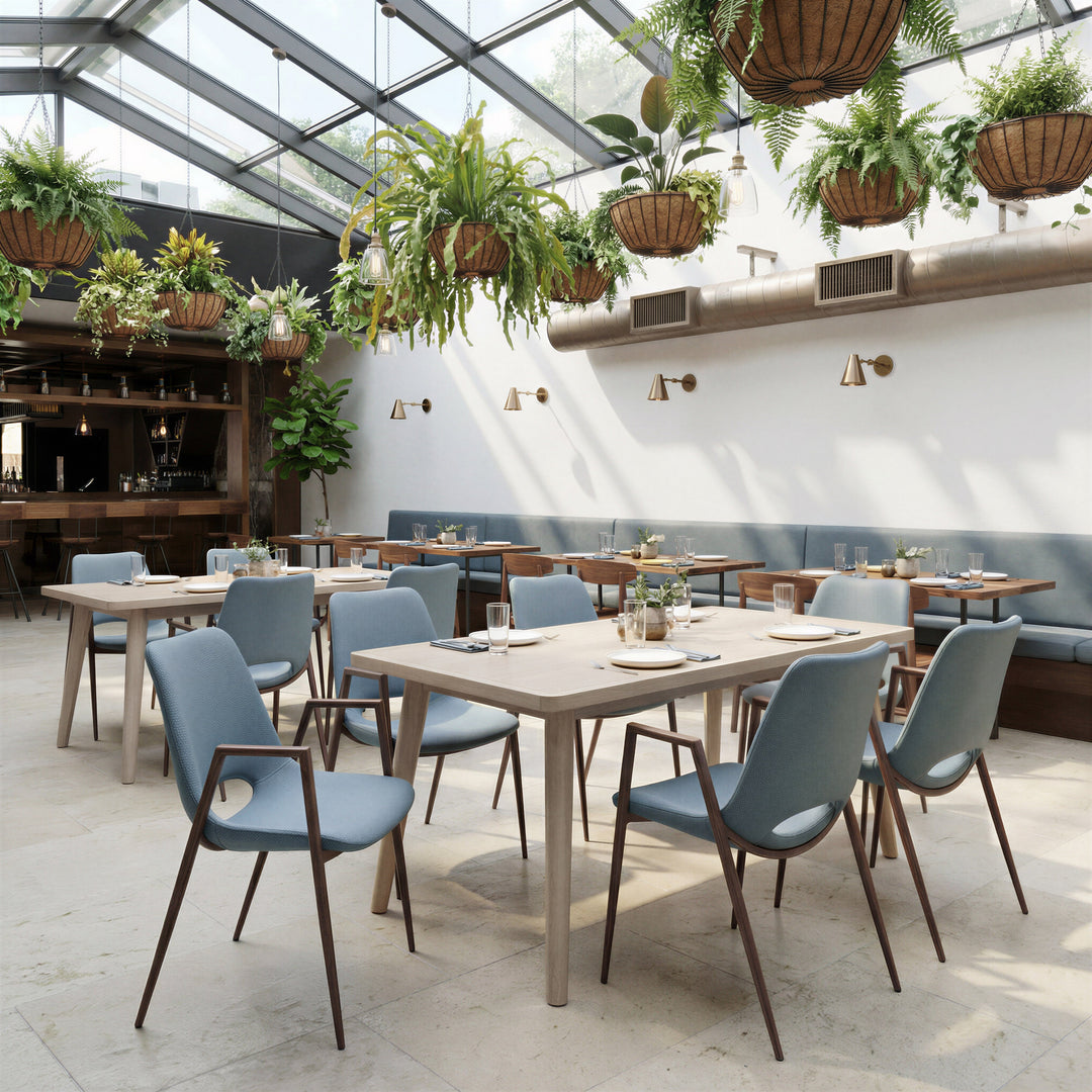 Roms Dining Table Whitewashed
