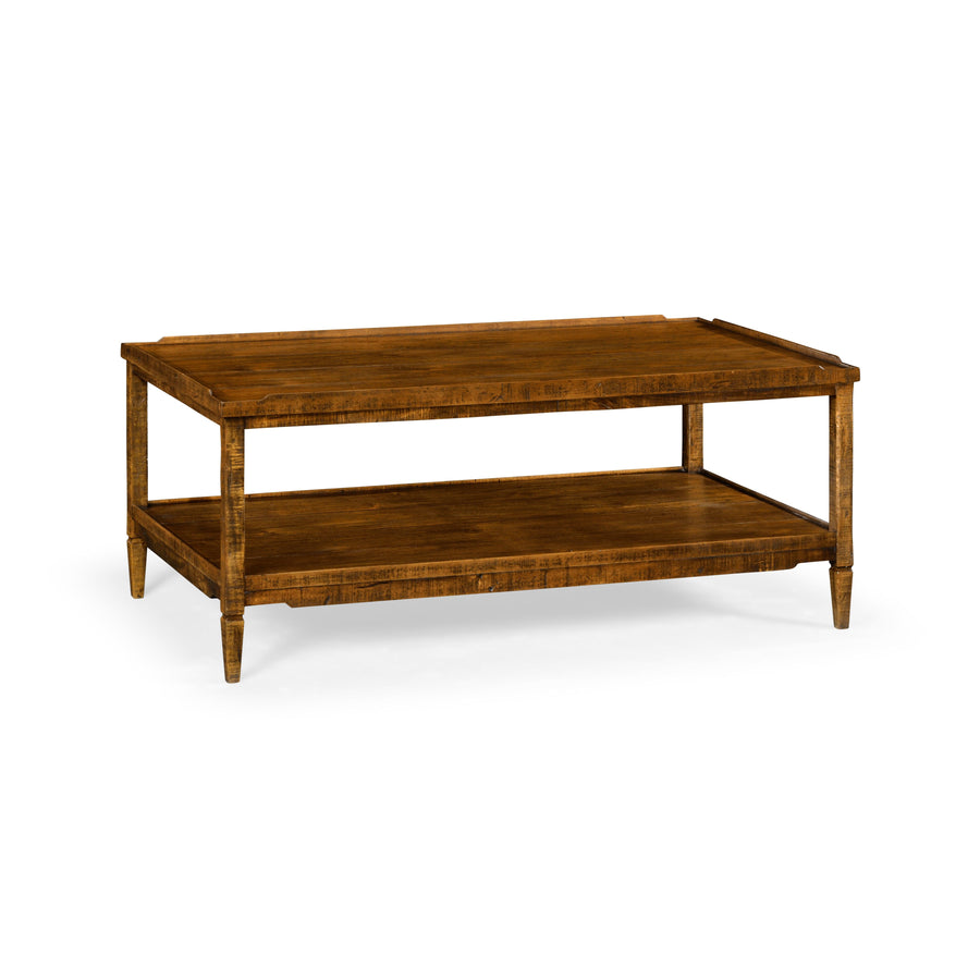 SwayLiving Casual Accents Country Walnut Cocktail Table COFFEE TABLES