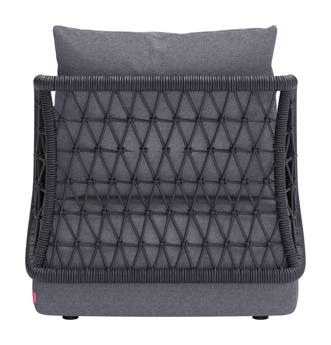 SwayLiving Mekan Accent Chair Gray OUTDOOR CHAISE LOUNGES