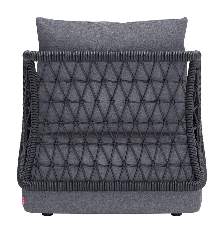 SwayLiving Mekan Accent Chair Gray OUTDOOR CHAISE LOUNGES