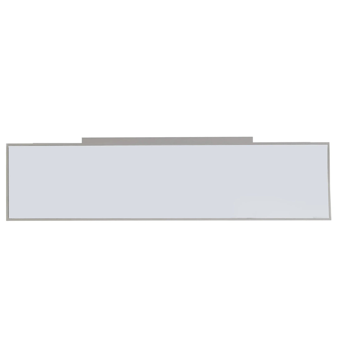 SwayLiving Toppington Mirrored Media Console w/ Storage - Silver MEDIA + TV STANDS