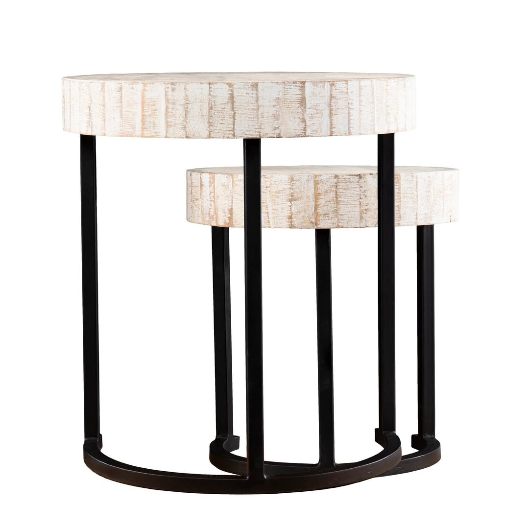 SwayLiving Kennerly Nesting Side Tables – 2pc Set ACCENT TABLES