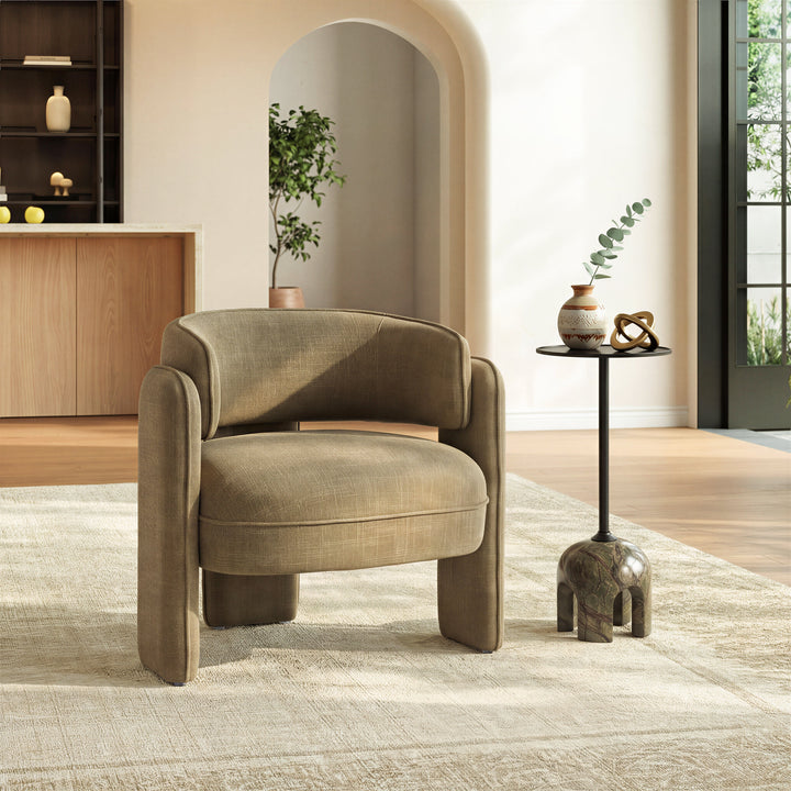 Naan Accent Chair Artichoke Green
