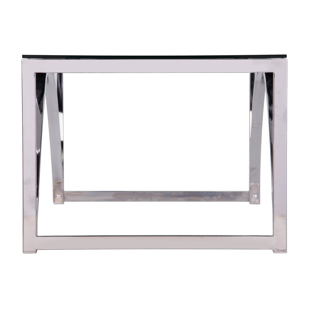 SwayLiving Stevenly Glass-Top Cocktail Table COFFEE TABLES