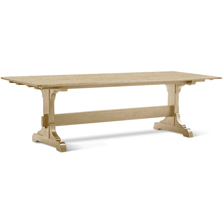 SwayLiving Timeless Epoch Trestle Dining Table in Stripped Oak DINING TABLES