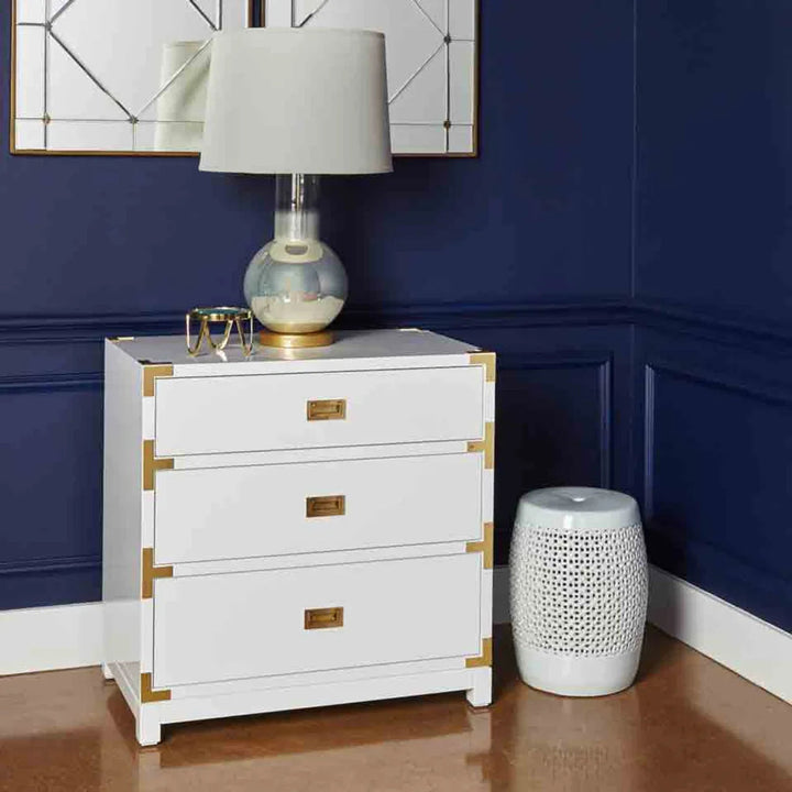 SwayLiving Victoria 3-Drawer Side Table ACCENT TABLES