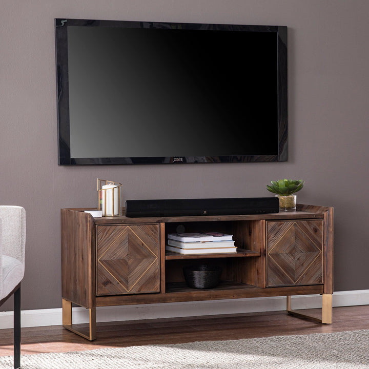 SwayLiving Astorland Reclaimed Wood Media Console MEDIA + TV STANDS