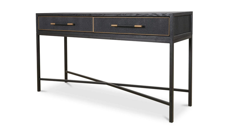 Mako Console Table Black - SwayLiving